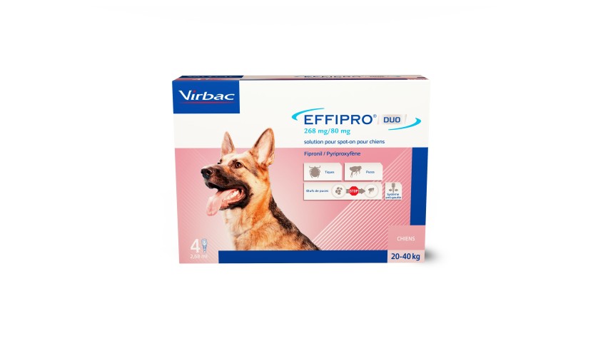 EFFIPRO SPOT-ON 20-40 KG 4 PIPETAS