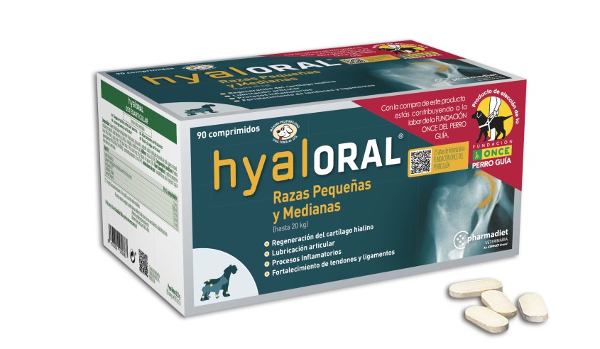 HYALORAL RAZAS PEQUEÑAS Y MEDIANAS 90 COMP.