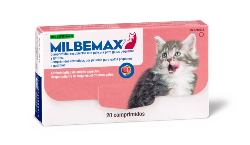 MILBEMAX SC GATO PEQUEÑO (0,5 - 2 KG) 20 COMP.