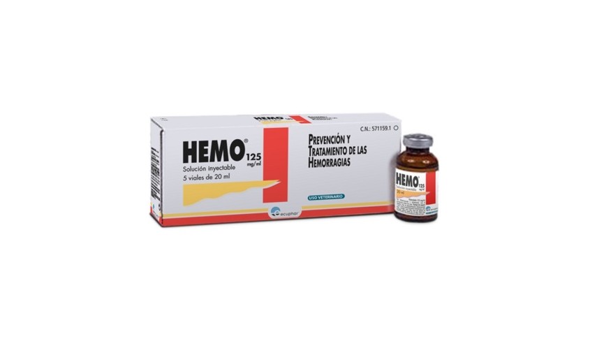 HEMO 125 MG/ML 5 X 20 ML.