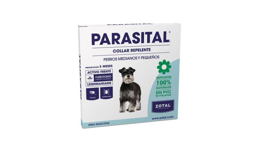 PARASITAL COLLAR REPELENTE PERROS PEQ-MED 58 CM