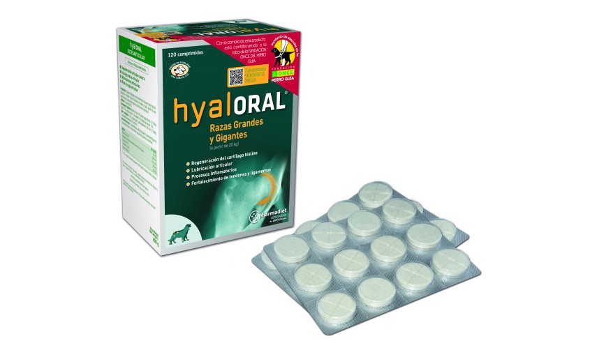 HYALORAL RAZAS GRANDES Y GIGANTES 120 COMP.