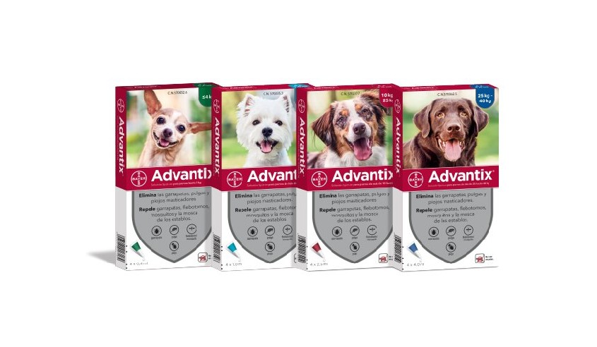 ADVANTIX 0 - 4 KG 4 PIPETAS X 0,4 ML