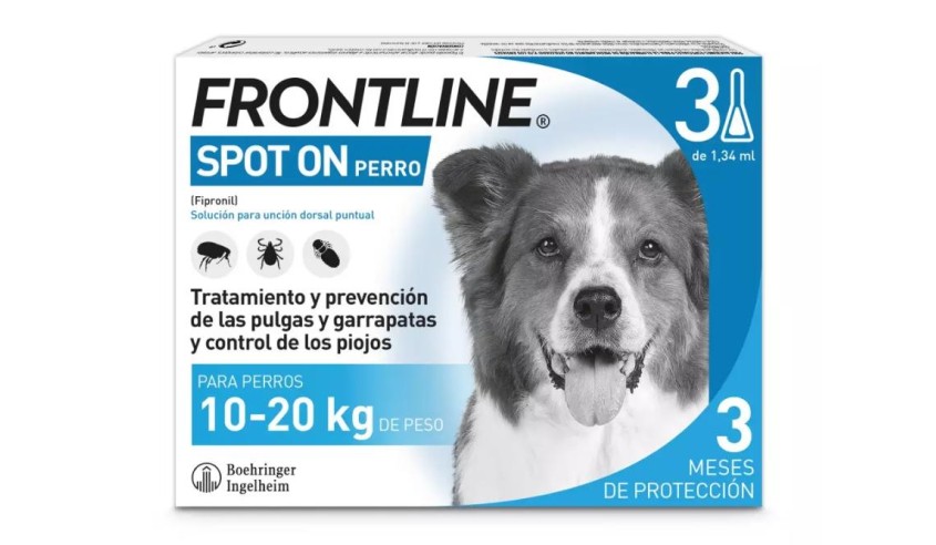 FRONTLINE SPOT ON PERRO 10 - 20 KG 3 PIPETAS