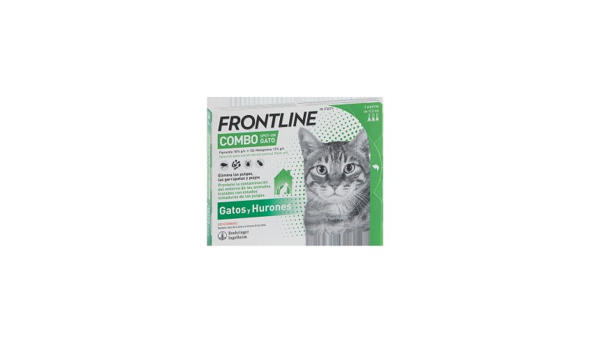 FRONTLINE COMBO GATO 3 PIPETAS