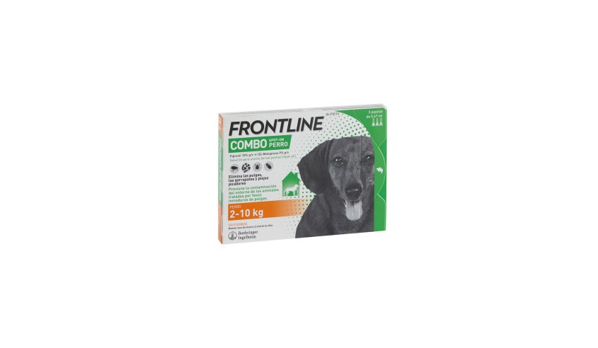 FRONTLINE COMBO PERRO 2 - 10 KG 3 PIPETAS