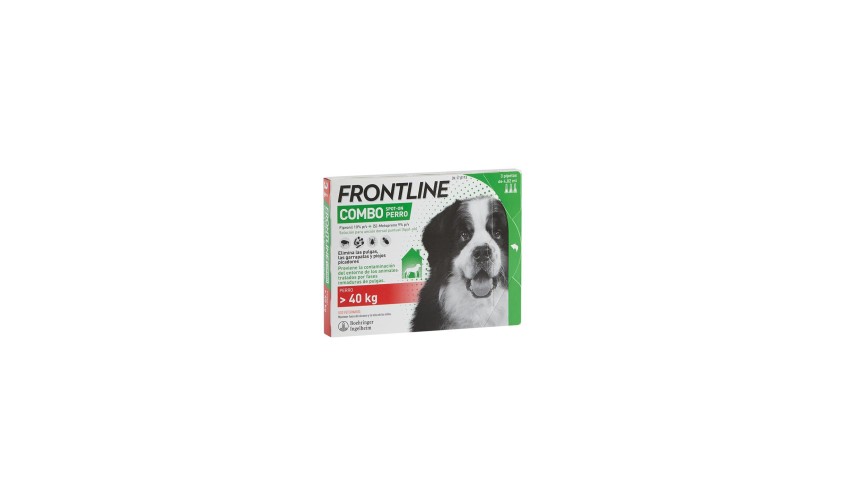 FRONTLINE COMBO PERRO + 40 KG 3 PIPETAS