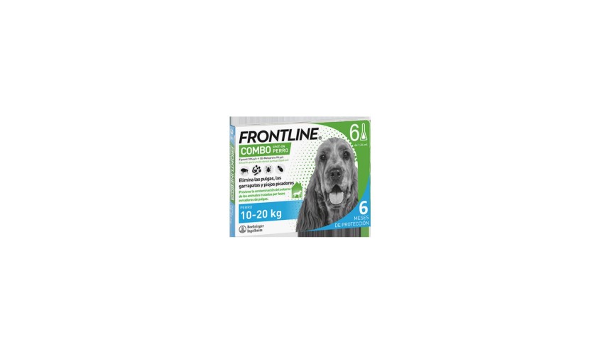 FRONTLINE COMBO PERRO 10 - 20 KG 6 PIPETAS