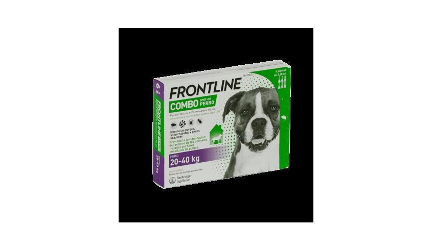 FRONTLINE COMBO PERRO 20 - 40 KG 6 PIPETAS