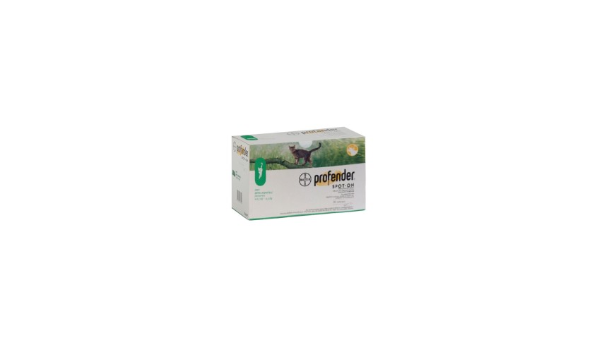 PROFENDER GATO PEQUEÑO (0,5 - 2,5 KG) 0,35 ML 20 PIPETAS