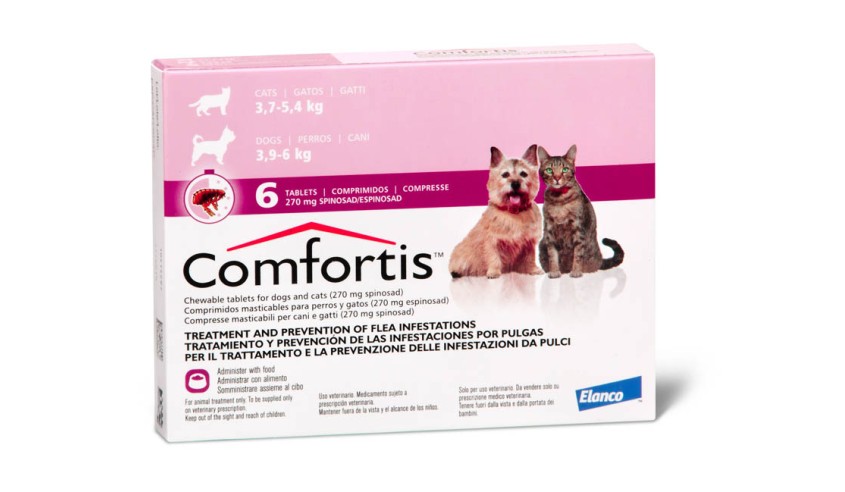 COMFORTIS 270 MG (3,9 - 6 KG) 6 COMP.