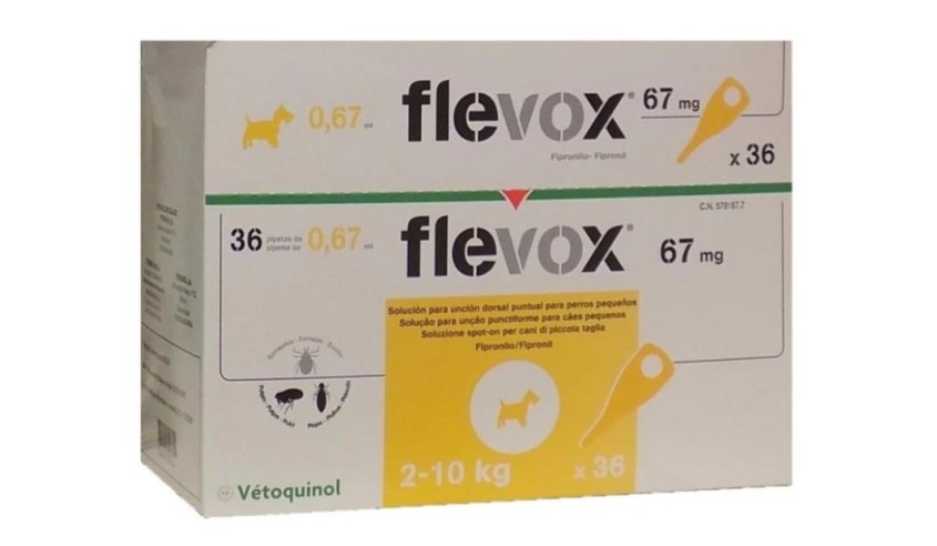 FLEVOX S PERRO 2 - 10 KG 36 PIPETAS