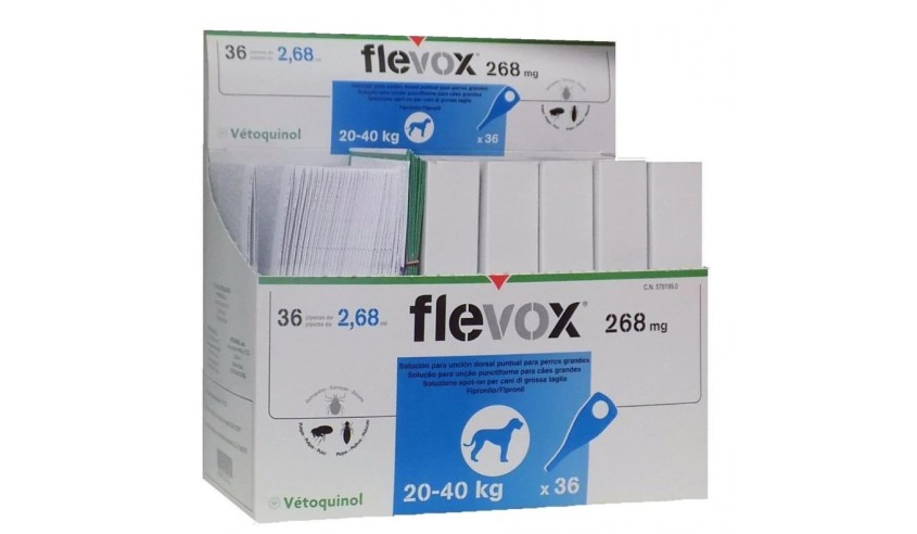 FLEVOX L PERRO 20 - 40 KG 36 PIPETAS