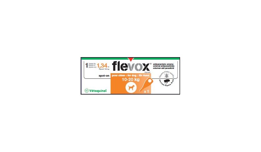 FLEVOX M PERRO 10 - 20 KG 1 PIPETA