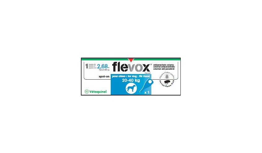 FLEVOX L PERRO 20 - 40 KG 1 PIPETA