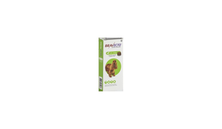 BRAVECTO 500 MG (10-20 KG) 1 COMP. VERDE