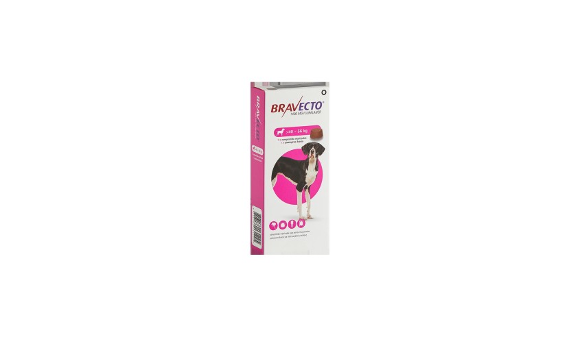 BRAVECTO 1400 MG (40-56 KG) 1 COMP. FUCSIA