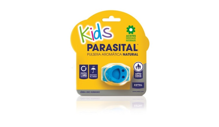 PARASITAL KIDS PULSERA SILICONA AZUL/AMARILLO