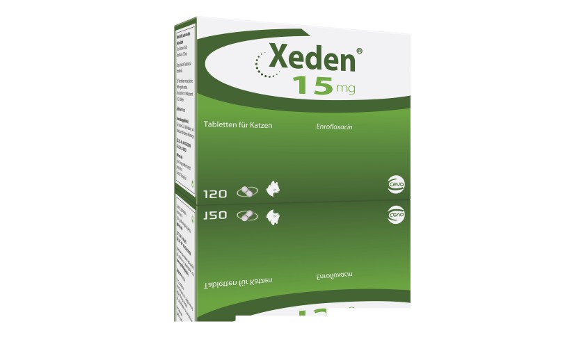 XEDEN 15 MG -PERRO Y GATO - 120 COMP