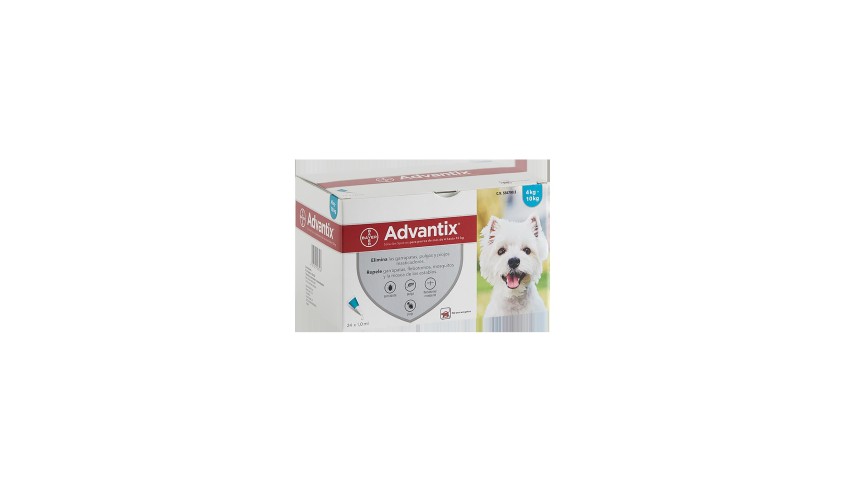 ADVANTIX 4-10 KG 24 PIPETAS