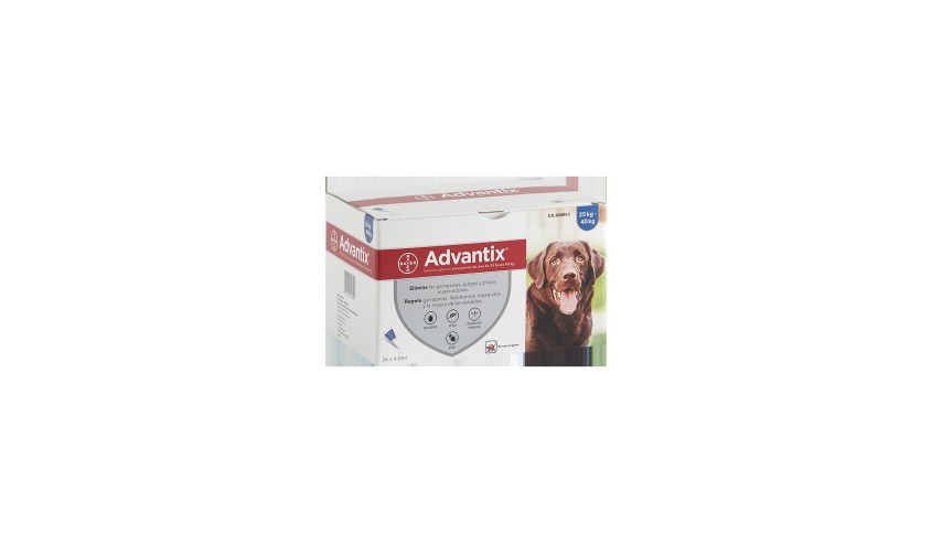 ADVANTIX +25 KG 24 PIPETAS