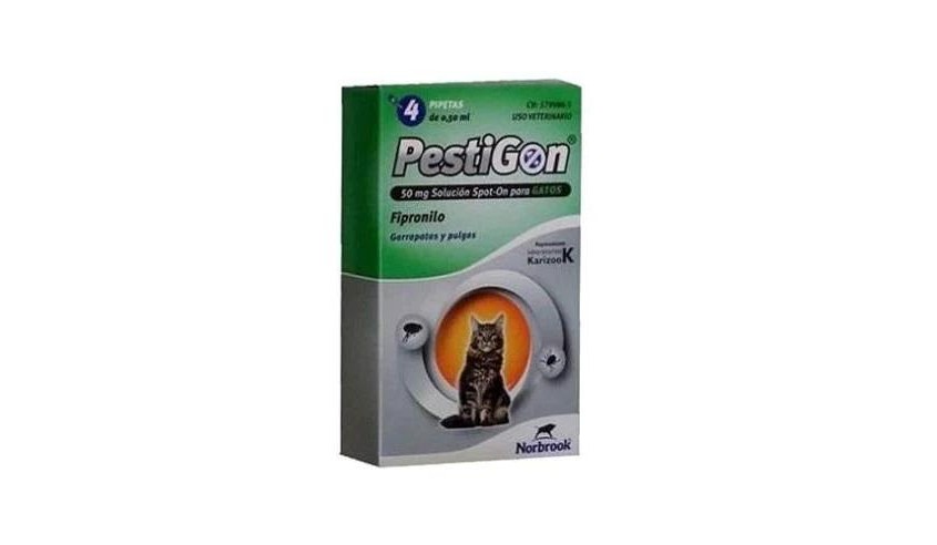 PESTIGON GATO 50 MG 4 PIPETAS