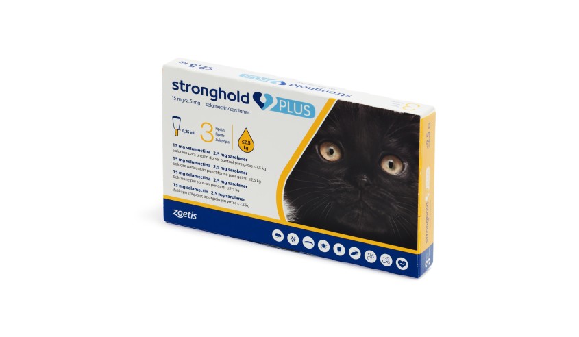 STRONGHOLD PLUS GATO 0.25 ML -2.5 KG 3 PIP