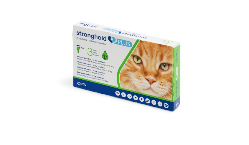 STRONGHOLD PLUS GATO 1 ML 5-10 KG 3 PIP