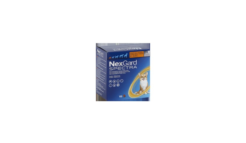 NEXGARD SPECTRA 2-3,5 KG 15 COMP