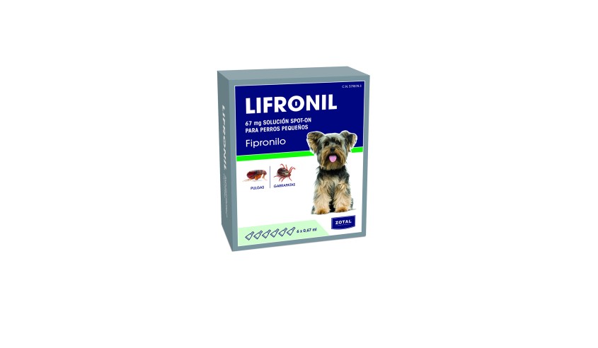 LIFRONIL PIPETA PERROS -10 KG (BLISTER 6 X 67 MG)