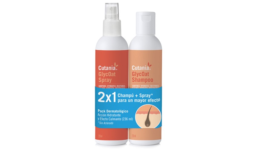 CUTANIA GLYCOAT PACK (CHAMPU + SPRAY) 236 ML