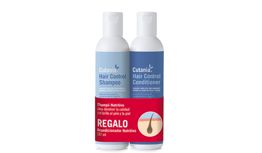 CUTANIA HAIR CONTROL PACK (CHAMPU+ACONDICIONADOR)