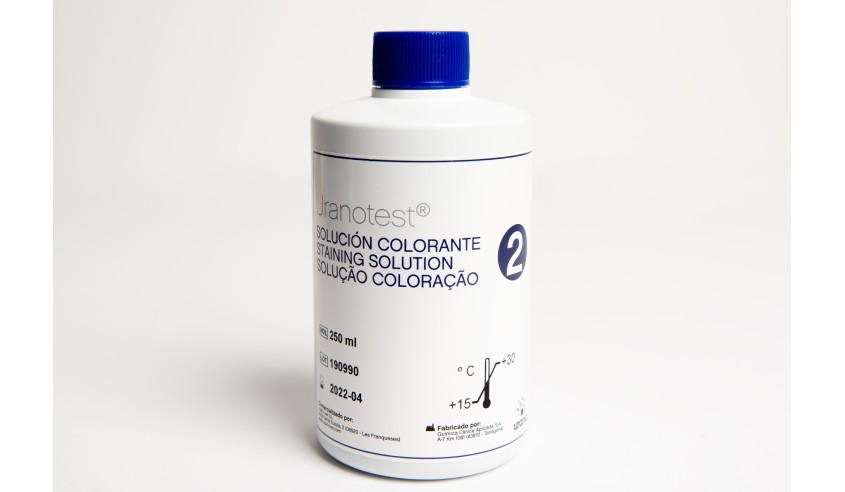 URANOTEST SOLUCION COLORANTE AZUL 250 ML