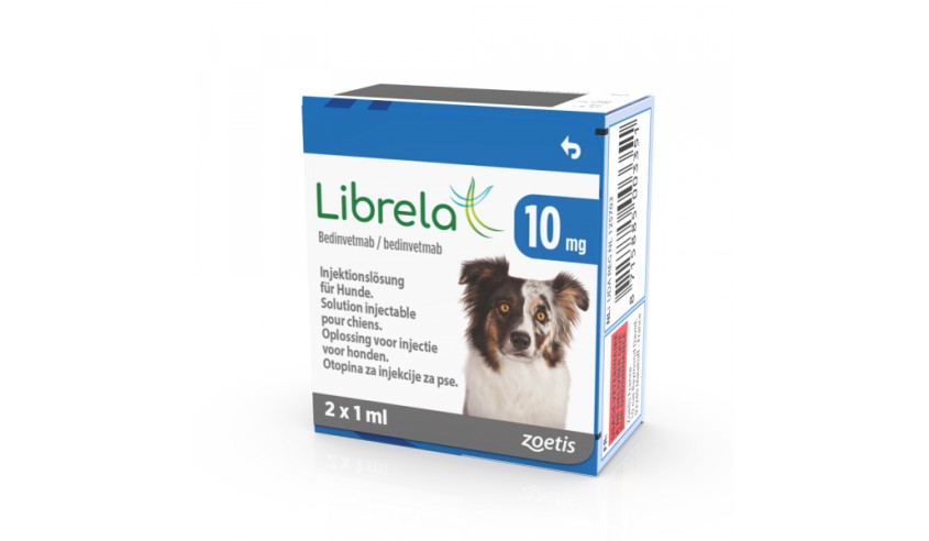 LIBRELA 10 MG SOL.INY 10,1-20KG 2 X 1ML