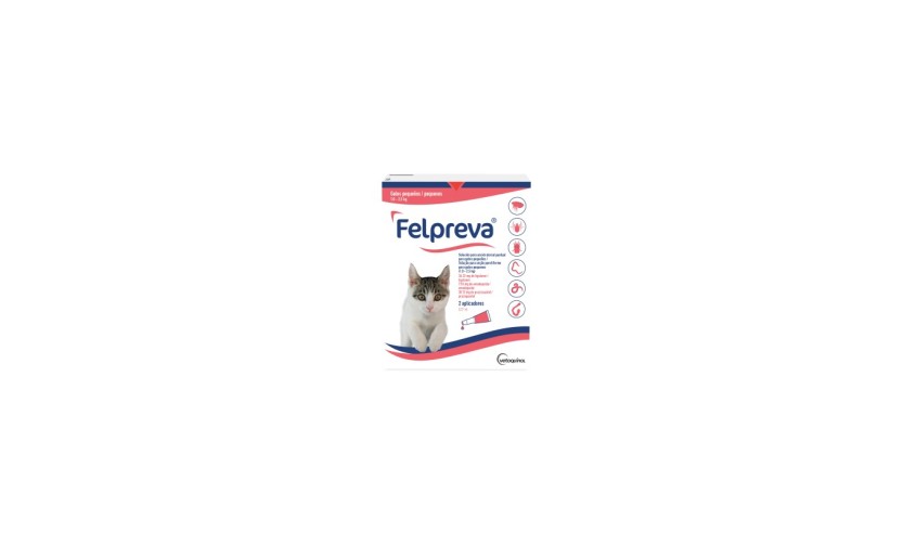 FELPREVA GATO PEQUEÑO (1-2,5 KG) 2 PIPETAS