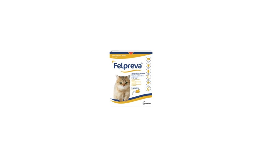 FELPREVA GATO MEDIANO (2,5-5 KG) 2 PIPETAS