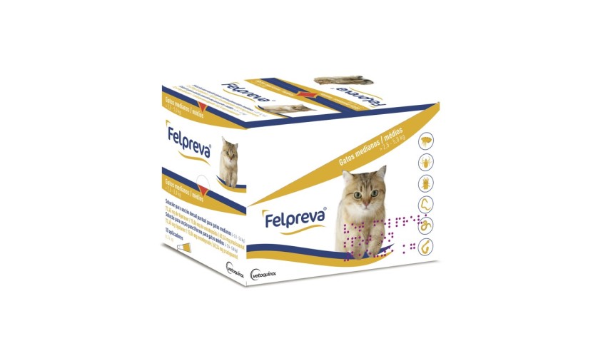 FELPREVA GATO MEDIANO (2,5-5 KG) 10 PIPETAS