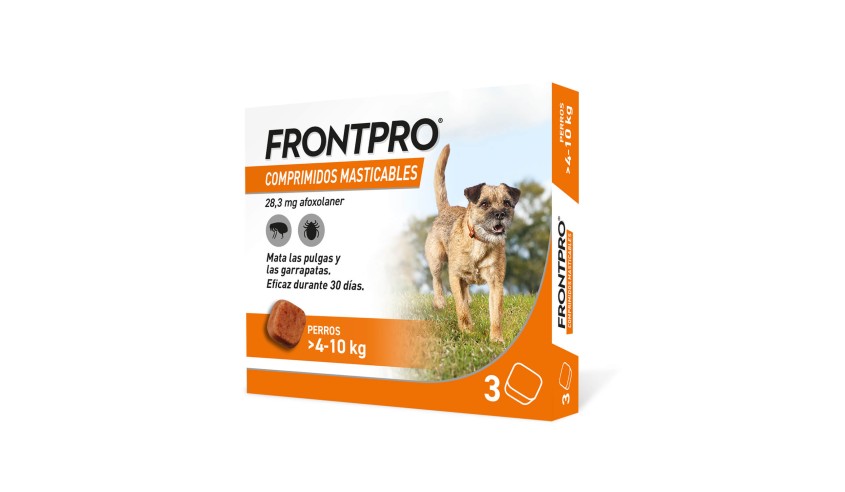 FRONTPRO 28 MG COMP. MASTICABLE 4-10KG (M) 3 COMP.