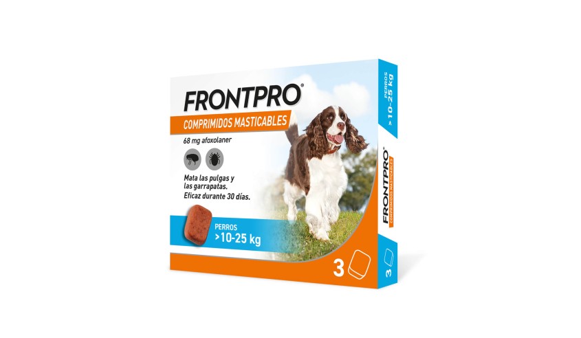 FRONTPRO 68 MG COMP. MASTICABLE 10-25 KG (L) 3 COMP.