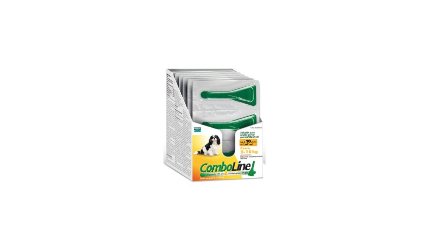 COMBOLINE SPOT-ON PERRO 2-10 KG 18 PIP.