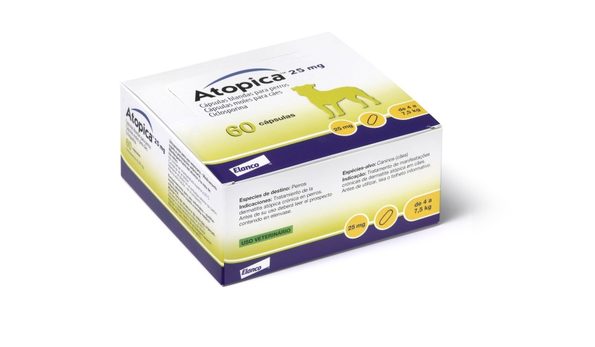 ATOPICA 25 MG 60 CAPSULAS