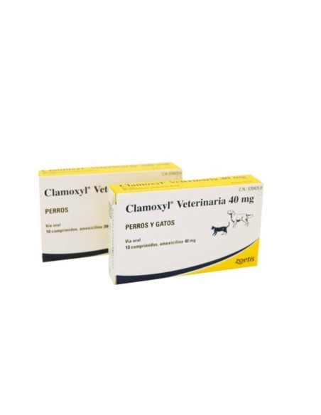 CLAMOXYL  40 MG VETERINARIA 10 COMP+++